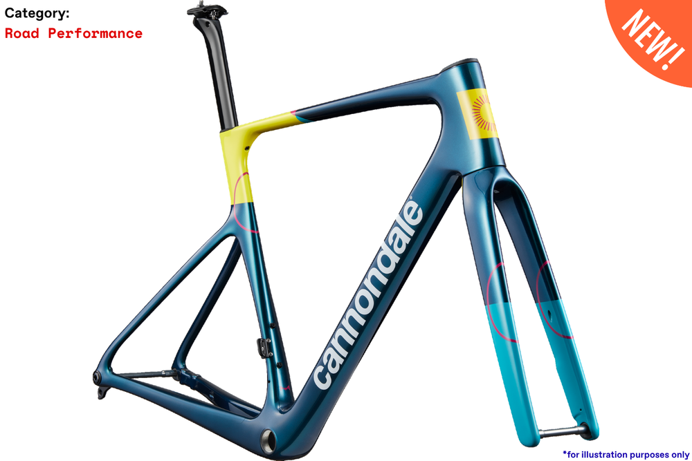 Cannondale SuperSix Evo5 Hi-Mod - DTE - Deep Teal - Frame Kit